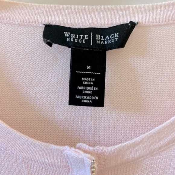 WHBM size M 3/4 sleeve crop sweater - Picture 16 of 16